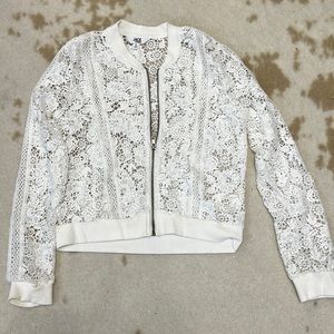 BB Dakota Lace Bomber Jacket
